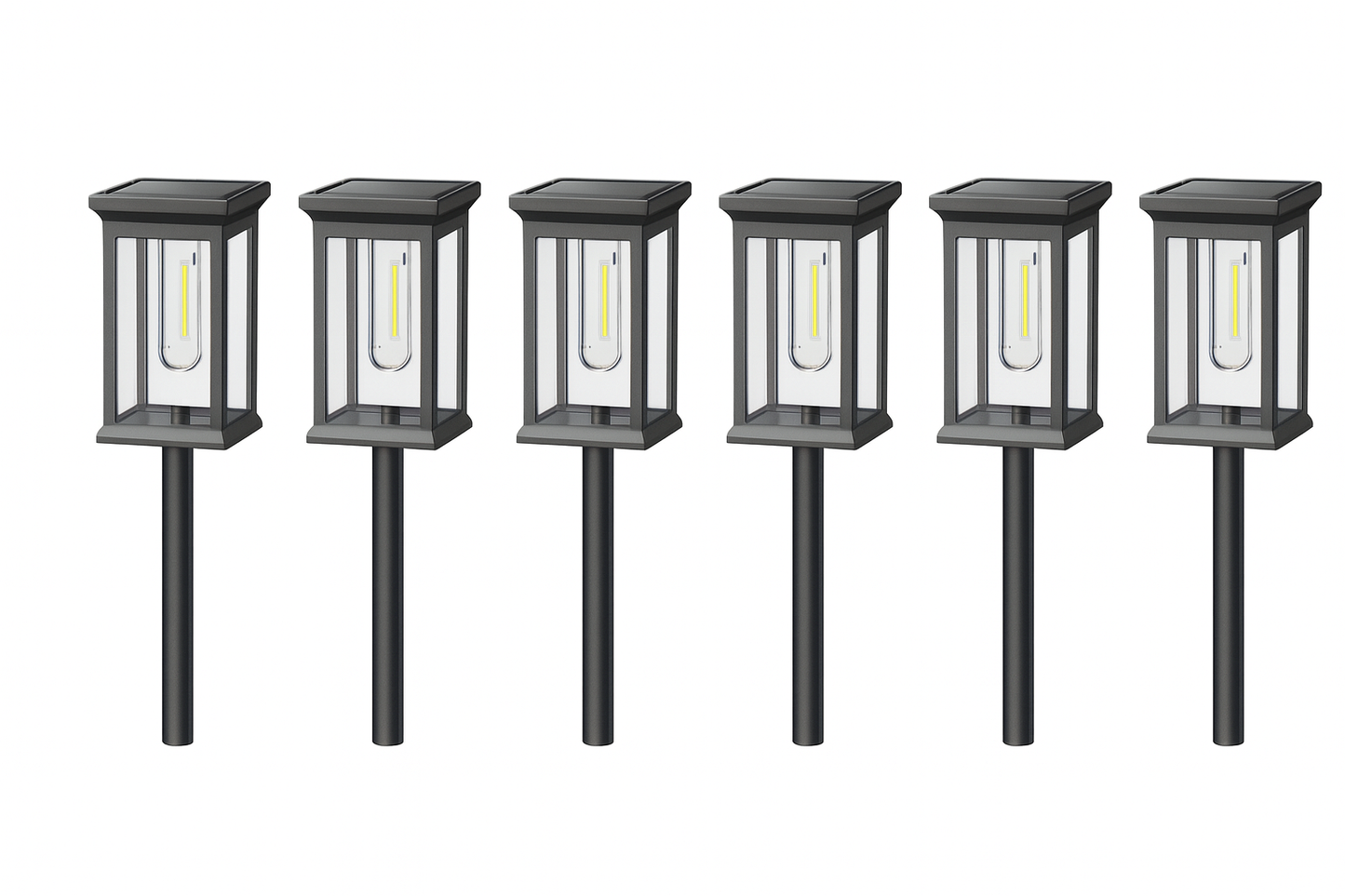 Solar Wegleuchten LED - Wasserdicht IP65 Gartenbeleuchtung für Gehwege und Terrasse