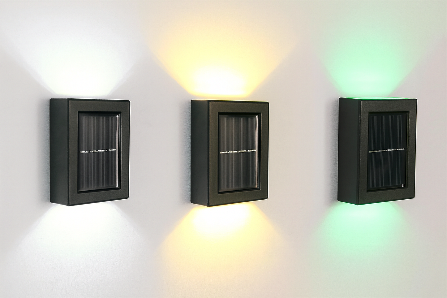 Solar LED Spotlights - Wasserdichte Wandleuchten für Haus und Garten