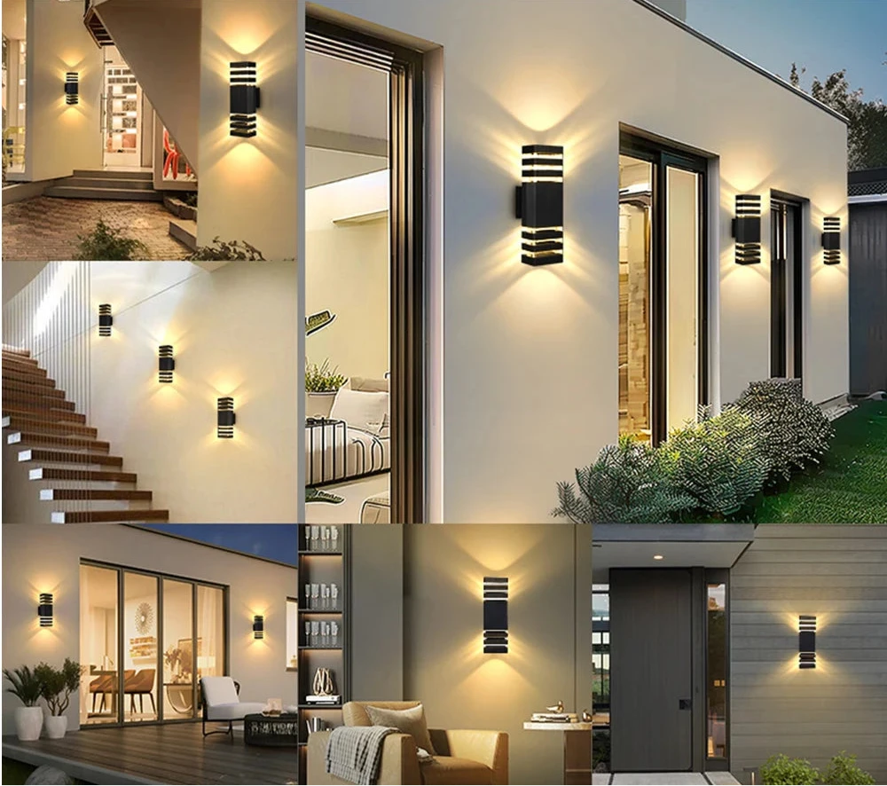 LED-Wandleuchten für Haus und Garten - Moderne Außenbeleuchtung mit E27 Fassung