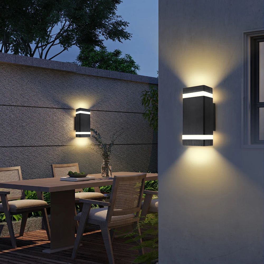 LED-Wandleuchten für Haus und Garten - Moderne Außenbeleuchtung mit E27 Fassung