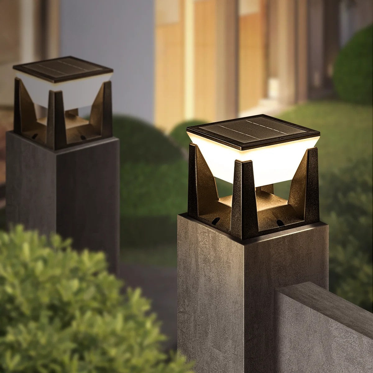 Solar LED Wegeleuchte 3-Farben - Wasserdicht IP65 Gartenlampe in 3 Größen