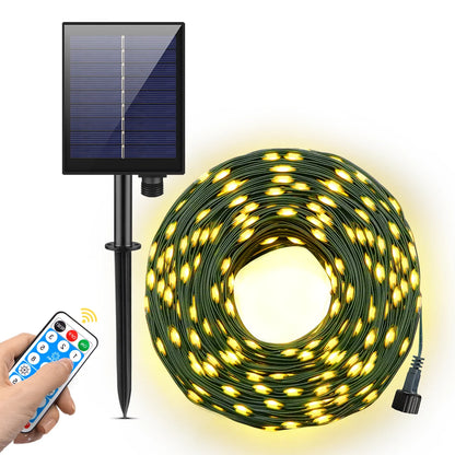 LED Solar Lichterkette - Umweltfreundliche Gartendekoration