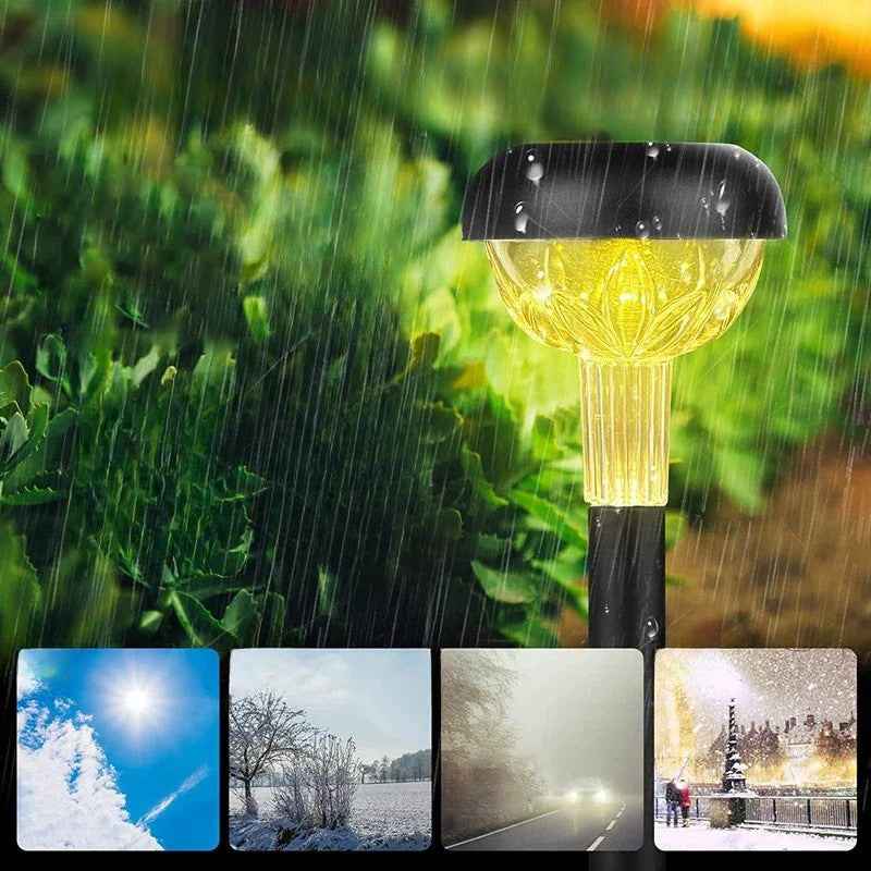 Solar Gartenleuchten LED - Wasserdichte Wegbeleuchtung für Garten und Landschaft