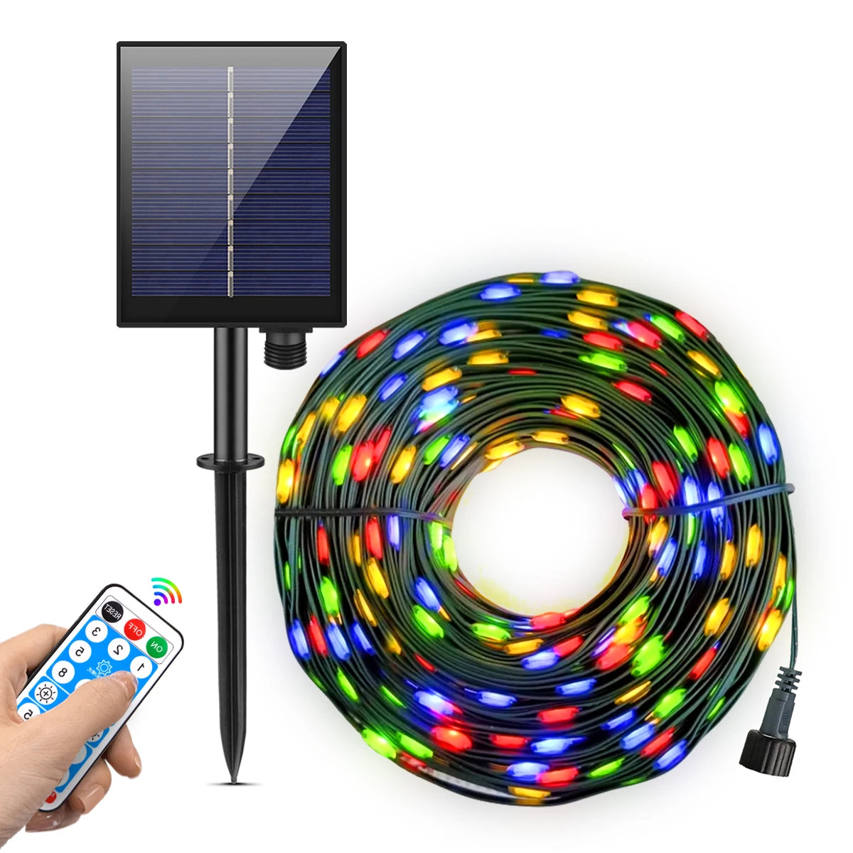 LED Solar Lichterkette - Umweltfreundliche Gartendekoration